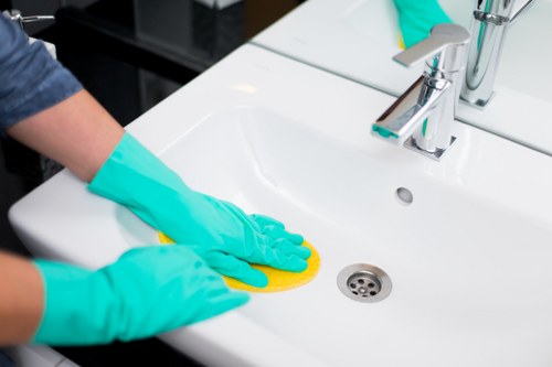 Kitchen and bathroom cleaning in a Hollandpark property