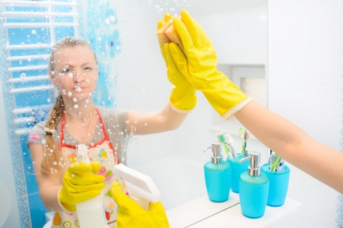 Local cleaner working in a Hollandpark residential property